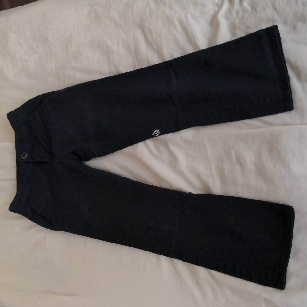 🚀4 for $25! Boys Volcom chinos, black, sz 23